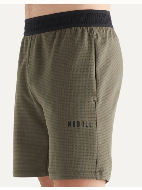 NOBULL Other - NWT NOBULL Men's Army Green Textured Knit Shorts (7 inch)